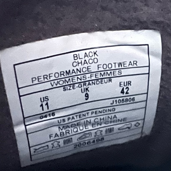 Chaco loafers woman’s 11 black like new - Picture 5 of 5